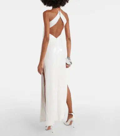 Galvan Bridal sequined halterneck gown | Thumbnail 3 Galvan Bridal sequined halterneck gown | Thumbnail 3