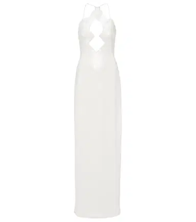 Galvan Bridal sequined halterneck gown | Thumbnail 1 Galvan Bridal sequined halterneck gown | Thumbnail 1