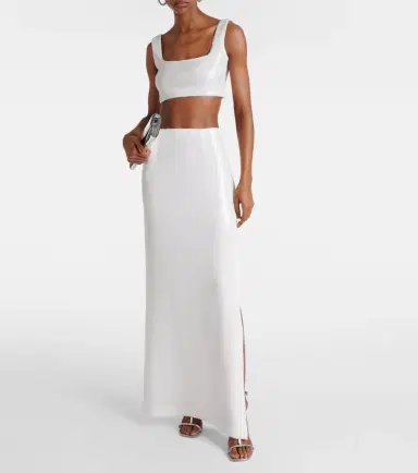 Galvan Bridal Beating Heart sequined maxi skirt | Thumbnail 3 Galvan Bridal Beating Heart sequined maxi skirt | Thumbnail 3