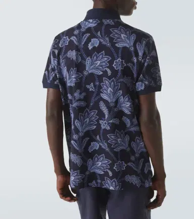 Etro Printed cotton piqué polo shirt | Thumbnail 2 Etro Printed cotton piqué polo shirt | Thumbnail 2