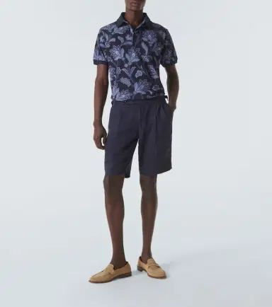Etro Printed cotton piqué polo shirt | Thumbnail 4 Etro Printed cotton piqué polo shirt | Thumbnail 4