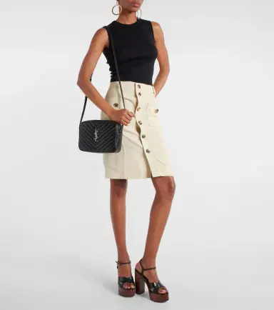 Saint Laurent Lou quilted leather camera bag | Thumbnail 6 Saint Laurent Lou quilted leather camera bag | Thumbnail 6