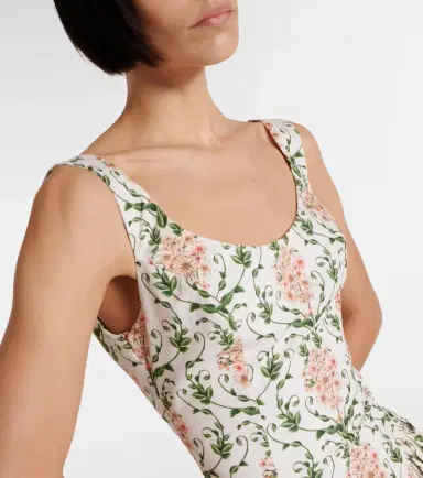 Agua by Agua Bendita Pluma floral corset cotton dress | Thumbnail 5 Agua by Agua Bendita Pluma floral corset cotton dress | Thumbnail 5
