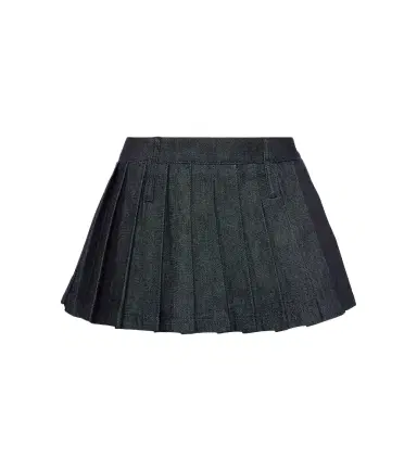 The Frankie Shop Blake pleated denim miniskirt | Thumbnail 1 The Frankie Shop Blake pleated denim miniskirt | Thumbnail 1