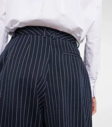 The Frankie Shop Ripley pinstripe twill wide-leg pants | Thumbnail 2 The Frankie Shop Ripley pinstripe twill wide-leg pants | Thumbnail 2