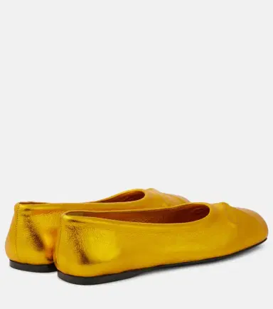 Marni Little Bow leather ballet flats | Thumbnail 4 Marni Little Bow leather ballet flats | Thumbnail 4