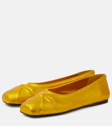 Marni Little Bow leather ballet flats | Thumbnail 5 Marni Little Bow leather ballet flats | Thumbnail 5