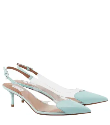 Alaïa Alaïa Le Caur patent leather and PU slingback pumps | Thumbnail 1 Alaïa Alaïa Le Caur patent leather and PU slingback pumps | Thumbnail 1