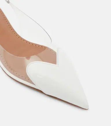Alaïa Alaïa Le Caur patent leather and PU slingback flats | Thumbnail 2 Alaïa Alaïa Le Caur patent leather and PU slingback flats | Thumbnail 2