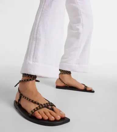 Alaïa Alaïa Marsa embellished leather sandals | Thumbnail 5 Alaïa Alaïa Marsa embellished leather sandals | Thumbnail 5