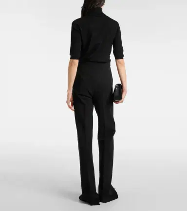 Max Mara Norcia pleated jersey straight pants | Thumbnail 5 Max Mara Norcia pleated jersey straight pants | Thumbnail 5