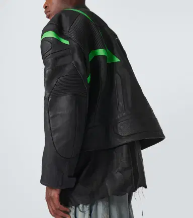 Balenciaga Logo leather jacket | Thumbnail 2 Balenciaga Logo leather jacket | Thumbnail 2