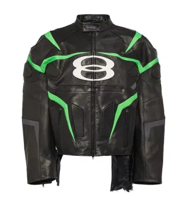 Balenciaga Logo leather jacket | Thumbnail 1 Balenciaga Logo leather jacket | Thumbnail 1