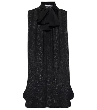 Max Mara Mela bow-detail silk top | Thumbnail 1 Max Mara Mela bow-detail silk top | Thumbnail 1