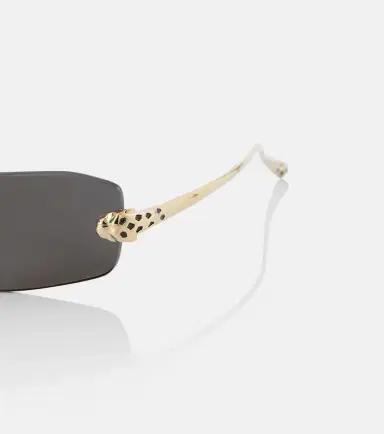 Cartier Eyewear Collection Panthère de Cartier rectangular sunglasses | Thumbnail 2 Cartier Eyewear Collection Panthère de Cartier rectangular sunglasses | Thumbnail 2