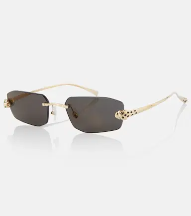 Cartier Eyewear Collection Panthère de Cartier rectangular sunglasses | Thumbnail 3 Cartier Eyewear Collection Panthère de Cartier rectangular sunglasses | Thumbnail 3