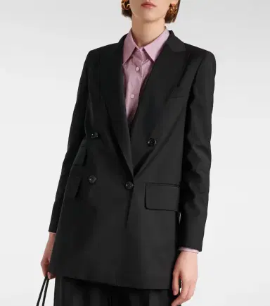 Max Mara Nebbie virgin wool blazer | Thumbnail 5 Max Mara Nebbie virgin wool blazer | Thumbnail 5