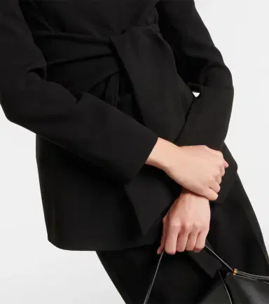 Max Mara Belted cady blazer | Thumbnail 3 Max Mara Belted cady blazer | Thumbnail 3