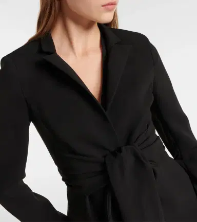 Max Mara Belted cady blazer | Thumbnail 5 Max Mara Belted cady blazer | Thumbnail 5