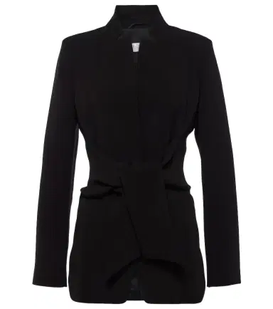 Max Mara Belted cady blazer | Thumbnail 1 Max Mara Belted cady blazer | Thumbnail 1