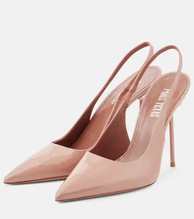 Paris Texas Lidia 105 patent leather slingback mule | Thumbnail 2 Paris Texas Lidia 105 patent leather slingback mule | Thumbnail 2