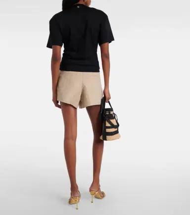 Rabanne Gathered cotton jersey crop top | Thumbnail 5 Rabanne Gathered cotton jersey crop top | Thumbnail 5