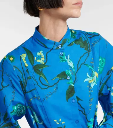 Erdem Floral cotton and linen midi dress | Thumbnail 4 Erdem Floral cotton and linen midi dress | Thumbnail 4