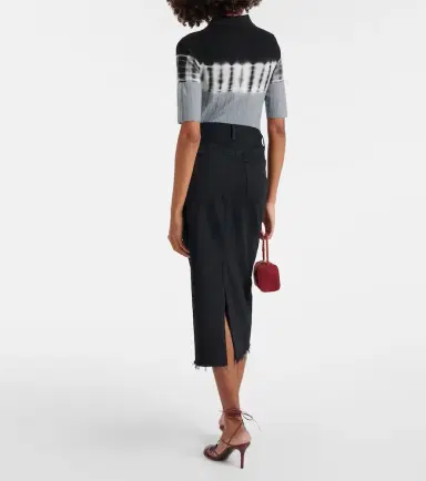 Agolde Della denim midi skirt | Thumbnail 5 Agolde Della denim midi skirt | Thumbnail 5
