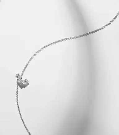 Repossi Serti Sur Vide 18kt white gold pendant necklace with diamonds | Thumbnail 6 Repossi Serti Sur Vide 18kt white gold pendant necklace with diamonds | Thumbnail 6