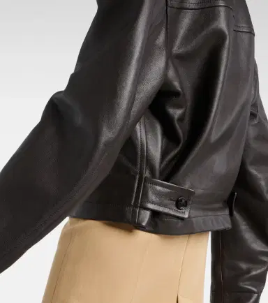 Bottega Veneta Shearling-trimmed leather jacket | Thumbnail 6 Bottega Veneta Shearling-trimmed leather jacket | Thumbnail 6