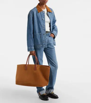Bottega Veneta Cabat Large suede tote bag | Thumbnail 5 Bottega Veneta Cabat Large suede tote bag | Thumbnail 5