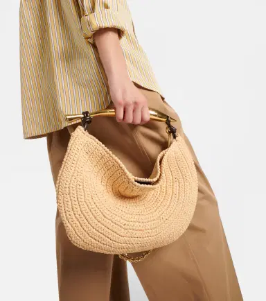 Bottega Veneta Sardine Chain raffia-effect tote bag | Thumbnail 5 Bottega Veneta Sardine Chain raffia-effect tote bag | Thumbnail 5