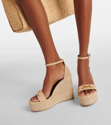 Versace Medusa '95 leather wedge sandals | Thumbnail 4 Versace Medusa '95 leather wedge sandals | Thumbnail 4