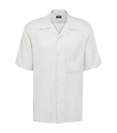 Zegna Linen bowling shirt | Thumbnail 1 Zegna Linen bowling shirt | Thumbnail 1