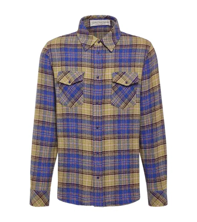Tartan cashmere shirt Tartan cashmere shirt