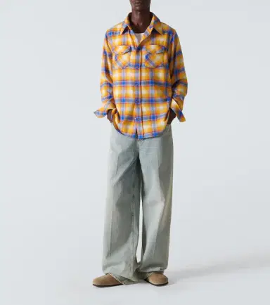 God's True Cashmere Tartan cashmere shirt | Thumbnail 2 God's True Cashmere Tartan cashmere shirt | Thumbnail 2
