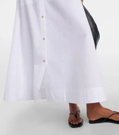 Toteme High-rise cotton maxi skirt | Thumbnail 5 Toteme High-rise cotton maxi skirt | Thumbnail 5