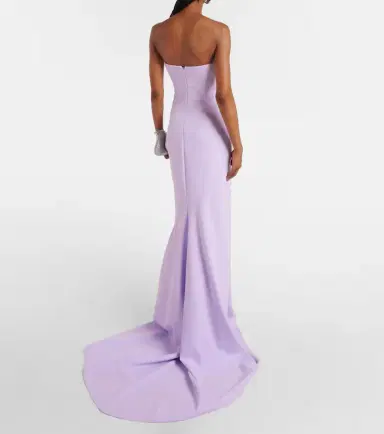 Safiyaa Sofie crêpe gown | Thumbnail 3 Safiyaa Sofie crêpe gown | Thumbnail 3