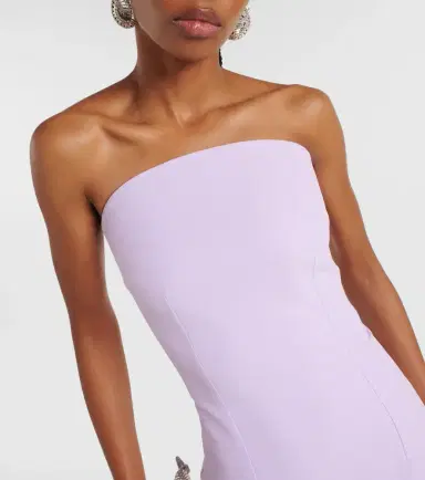Safiyaa Sofie crêpe gown | Thumbnail 4 Safiyaa Sofie crêpe gown | Thumbnail 4