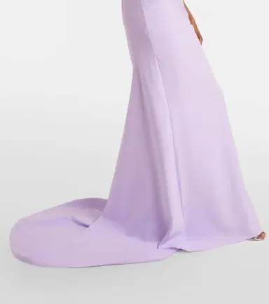 Safiyaa Sofie crêpe gown | Thumbnail 5 Safiyaa Sofie crêpe gown | Thumbnail 5
