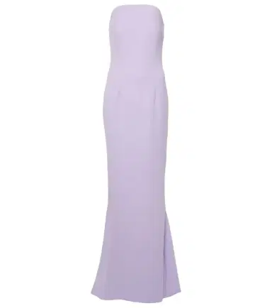 Safiyaa Sofie crêpe gown | Thumbnail 1 Safiyaa Sofie crêpe gown | Thumbnail 1
