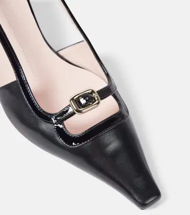 Roger Vivier Viv' Canard 55 leather slingback pumps | Thumbnail 3 Roger Vivier Viv' Canard 55 leather slingback pumps | Thumbnail 3