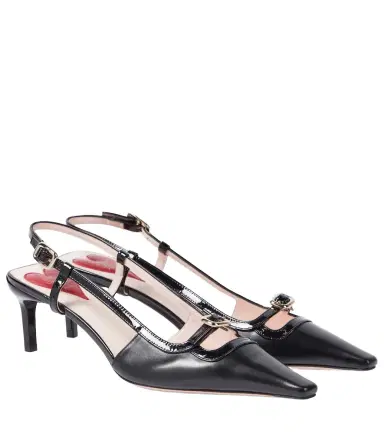 Roger Vivier Viv' Canard 55 leather slingback pumps | Thumbnail 1 Roger Vivier Viv' Canard 55 leather slingback pumps | Thumbnail 1