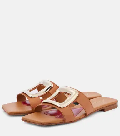 Roger Vivier Viv' By The Sea leather sandals | Thumbnail 4 Roger Vivier Viv' By The Sea leather sandals | Thumbnail 4