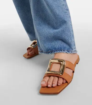 Roger Vivier Viv' By The Sea leather sandals | Thumbnail 7 Roger Vivier Viv' By The Sea leather sandals | Thumbnail 7