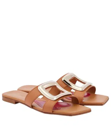 Roger Vivier Viv' By The Sea leather sandals | Thumbnail 1 Roger Vivier Viv' By The Sea leather sandals | Thumbnail 1