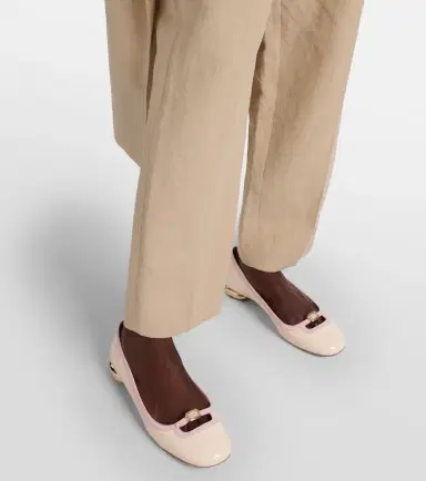 Roger Vivier Choc B Mini leather ballet flats | Thumbnail 2 Roger Vivier Choc B Mini leather ballet flats | Thumbnail 2