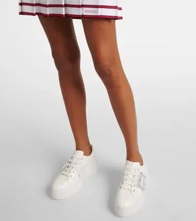 Roger Vivier Viv' Skate leather sneakers | Thumbnail 3 Roger Vivier Viv' Skate leather sneakers | Thumbnail 3