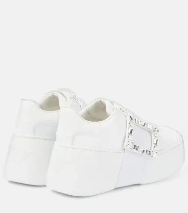 Roger Vivier Viv' Skate leather sneakers | Thumbnail 4 Roger Vivier Viv' Skate leather sneakers | Thumbnail 4