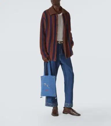 Bode Striped mohair-blend cardigan | Thumbnail 2 Bode Striped mohair-blend cardigan | Thumbnail 2